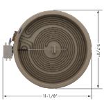 Picture of 9" Radiant Element
